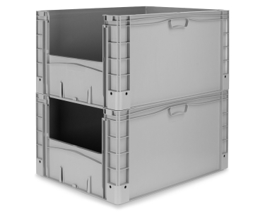 Eurobox Basicline plus | 800x600x420mm geschlossen