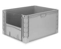 Eurobox Basicline plus | 800x600x420mm geschlossen