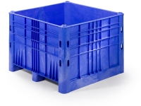 Palettenbox 1120x1120x780 mm | geschlossen mit 3 Kufen