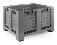 Palettenbox 1200x1000x760 mm | durchbrochen mit 4 Füßen