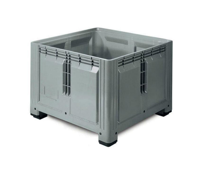 Palettenbox 1200x1200x850 mm | geschlossen mit 4 Füßen