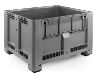 Palettenbox 1200x1000x760 mm | geschlossen mit Entnahmeklappe