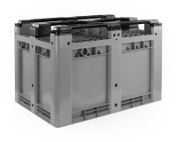 Palettenbox 1200x800x780 mm | geschlossen mit 3 Kufen
