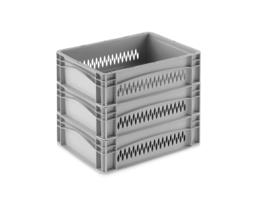 Eurobox Basicline durchbrochen | 400x300x120 mm