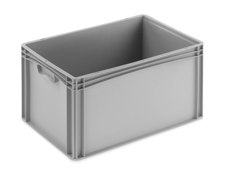 Eurobox Basicline geschlossen | 600x400x320 mm | Handgriffe geschlossen