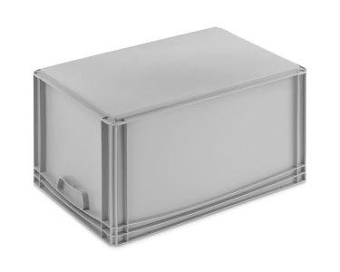 Eurobox Basicline geschlossen | 600x400x320 mm | Handgriffe geschlossen