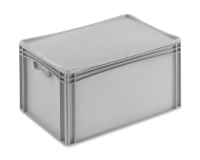 Eurobox Basicline geschlossen | 600x400x320 mm | Handgriffe geschlossen