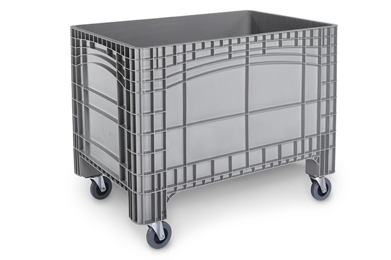 NOAHBOX XL | 1200x800x925 mm | 100 mm Ø Lenkrollen | grau