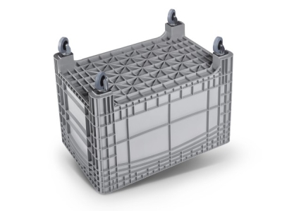 NOAHBOX XL | 1200x800x925 mm | 100 mm Ø Lenkrollen | grau