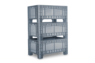 NOAHBOX L | 1200x800x580 mm Großbehälter | grau