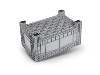 NOAHBOX L | 1200x800x580 mm Großbehälter | grau