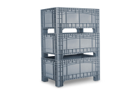 NOAHBOX L | 1200x800x580 mm Großbehälter | grau