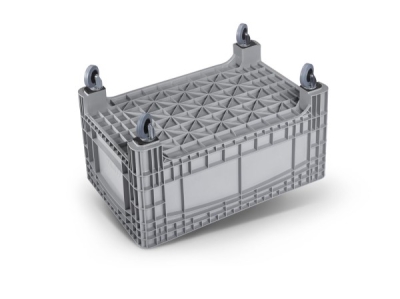 NOAHBOX L | 1200x800x695 mm | 100 mm Ø Lenkrollen | grau