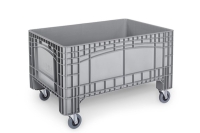 NOAHBOX L | 1200x800x695 mm | 100 mm Ø Lenkrollen | grau