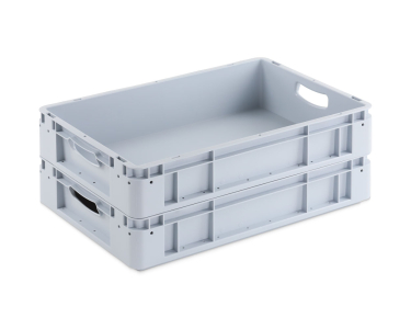 Eurobox stapelbar | 600x400x120 mm grau
