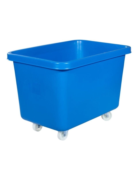 Kunststoff Rollwagen M 227 Liter blau | Großbehälter