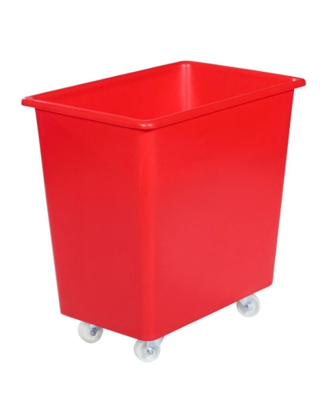 Kunststoff Rollwagen S 135 Liter rot | Großbehälter