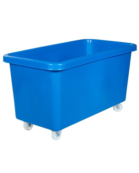 Kunststoff Rollwagen XL 450 Liter blau | Großbehälter