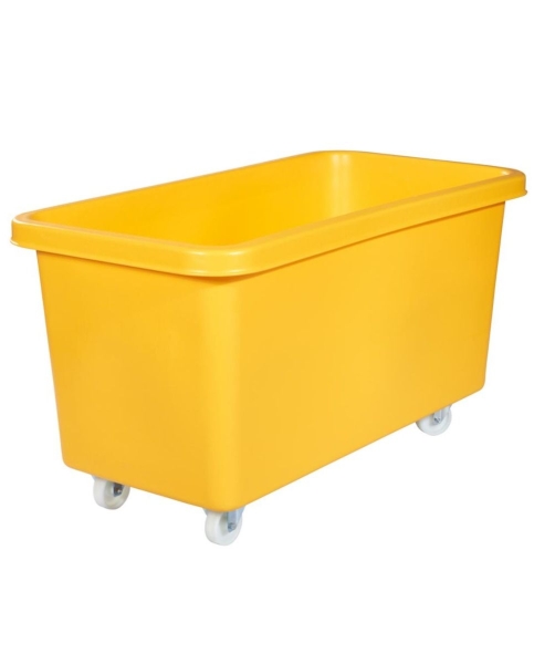 Kunststoff Rollwagen XL 450 Liter gelb | Großbehälter