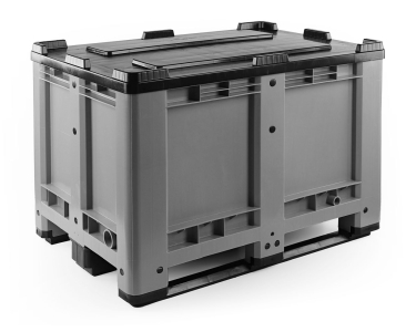 Auflagedeckel schwarz | für Palettenbox 1200x800mm