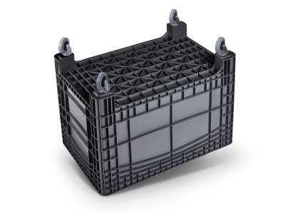 NOAHBOX XL | 1200x800x925 mm | 100 mm Ø Lenkrollen | schwarz
