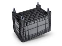NOAHBOX XL | 1200x800x925 mm | 100 mm Ø Lenkrollen | schwarz