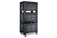 NOAHBOX XL | 1200x800x925 mm | 100 mm Ø Lenkrollen | schwarz