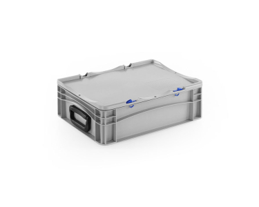 Eurobehälter Koffer mit 2 Griffen | 400x300x133 mm