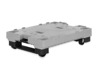 Palette PALLY, 800x600x196 mm, Räder Nylon