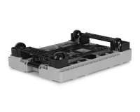 Palette PALLY, 800x600x196 mm, Räder Nylon