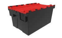 Deckelbehälter nestbar  | 600x400x310 mm rot