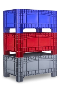 NOAHBOX L | 1200x800x580 mm Großbehälter | blau