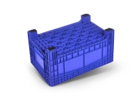 NOAHBOX L | 1200x800x580 mm Großbehälter | blau