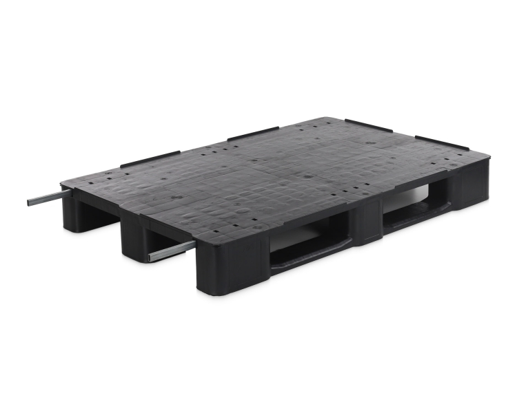10x Euro-Leichtpalette – 1200x800x153 Mm, Schwarz, Durchbrochen – PE-HD, Kältebeständig Bis -40°C Durchbrochene Deckfläche 10x Euro-Leichtpalette – 1200x800x153 Mm, Schwarz, Durchbrochen – PE-HD, Kältebeständig Bis -40°C Durchbrochene Deckfläche