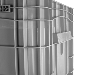 Ida XL Großbehälter 1040x640x790 mm geschlossen mit 4 Lenkrollen, davon 2 mit Bremse Ø 100mm