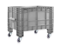 Ida XL Großbehälter 1040x640x790 mm geschlossen mit 4 Lenkrollen, davon 2 mit Bremse Ø 100mm