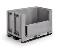 Palettenbox 1200x800x780 mm | geschlossen mit Entnahmeklappe