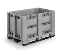 Palettenbox 1200x800x780 mm | geschlossen mit Entnahmeklappe