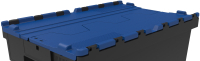 Mehrweg-Stapelbehälter, 600x400x250 mm schwarz